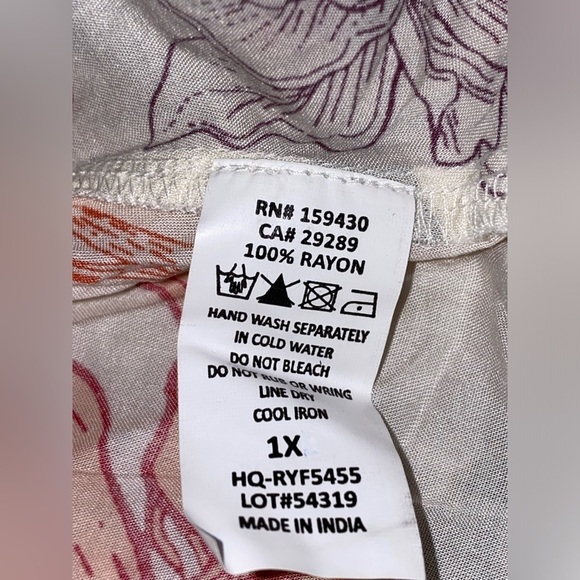 Elan Floral Women One Shoulder Maxi Dress 1X Ethereal Dainty Cottagecore ‎ NWT - Picture 6 of 9